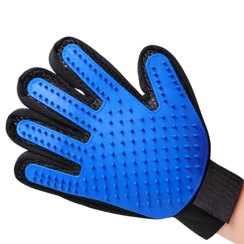 Cat cleaning and fur gloves pet grooming massage gloves pet self-cleaning comb 2021