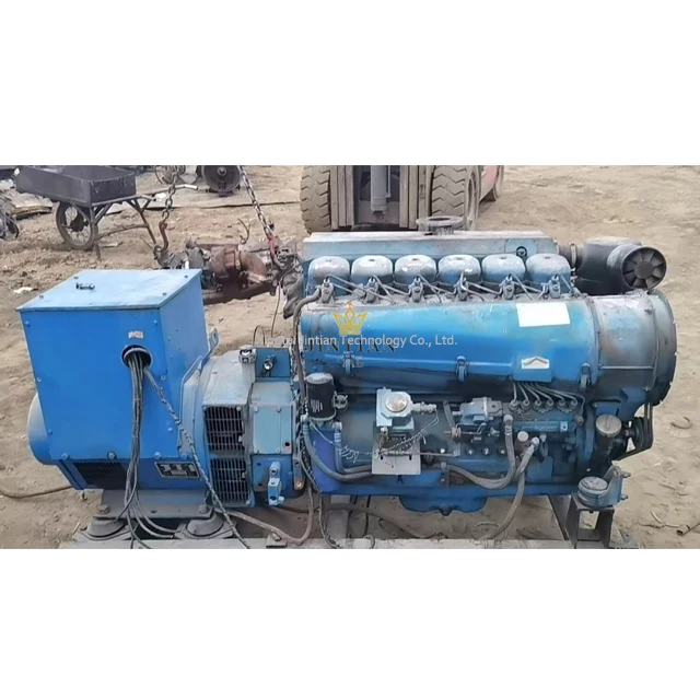 50kVA air cooled used diesel generator with deut engine F6L912