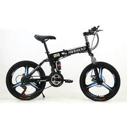 GIZABOSS Mountain derailleur bikes Steel frame 24 speed 20/24/26-inches MTB bicycle 3-knife integrated Wheelset Soft-tail Frame