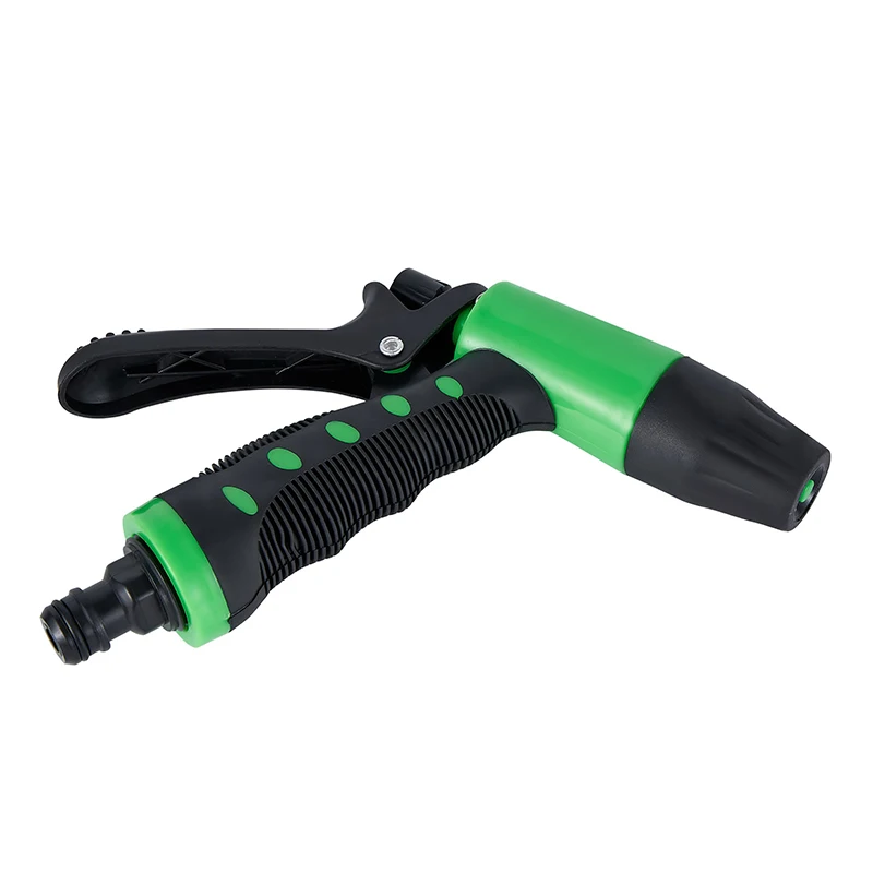 Adjustable Soft Grip Plastic Garden Water Spray Nozzle Wash Car Cleaning Gun