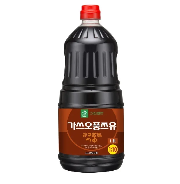 Korean Oriental Fast Food Seasoning Superior Fresh EN food Katsuo tsuyu sauce Black Light Soy Sauce Flavour