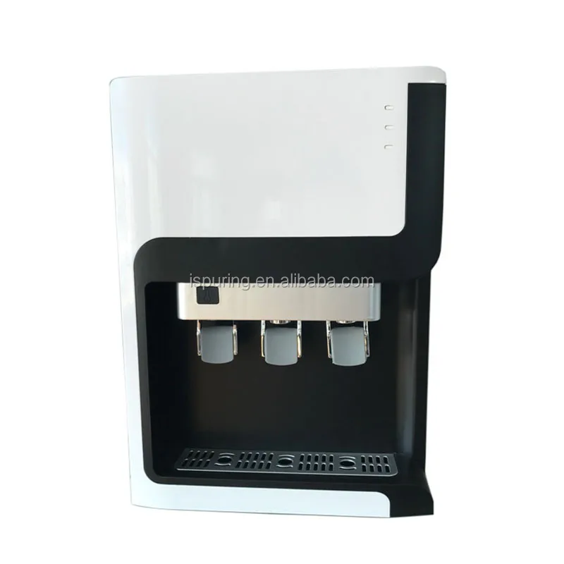 Hot And Cold RO/UF System Desktop Water Dispenser With Filter With Compressor Cooling