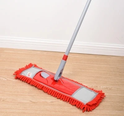 Telescopic Rod Household Lazy Mop Iron Flat Mop Cleaning Floor Mop Wholesale