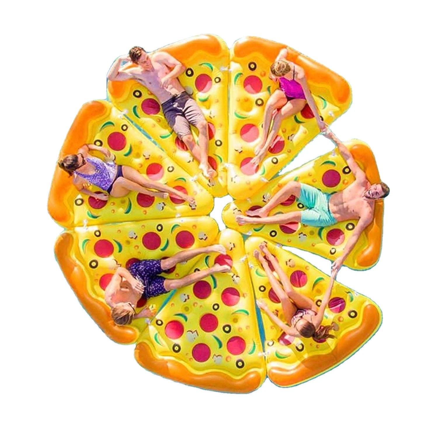 Inflatable Pizza Slice Pool Float Swim Party Toy Summer Pool Raft
