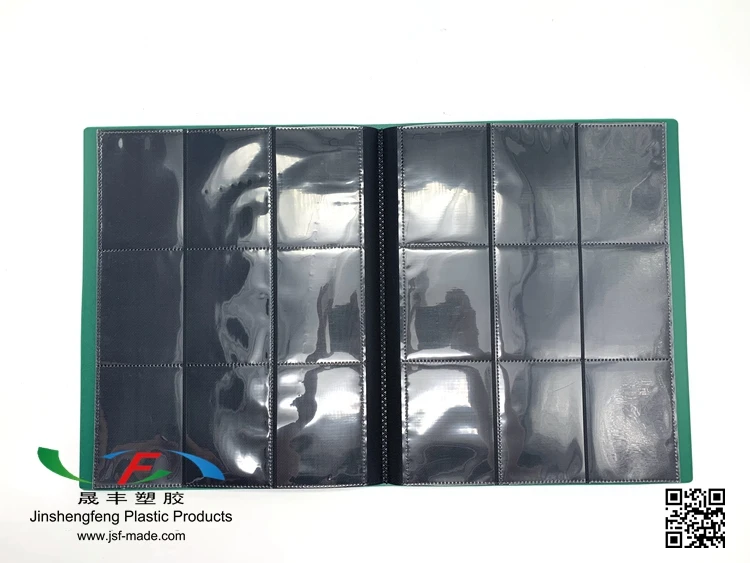 Custom Design Print PP Cover Elastic Closure Poke Mon 360 Cards Sleeve Game Card Folder Album 9 Pocket Trading Card Binder