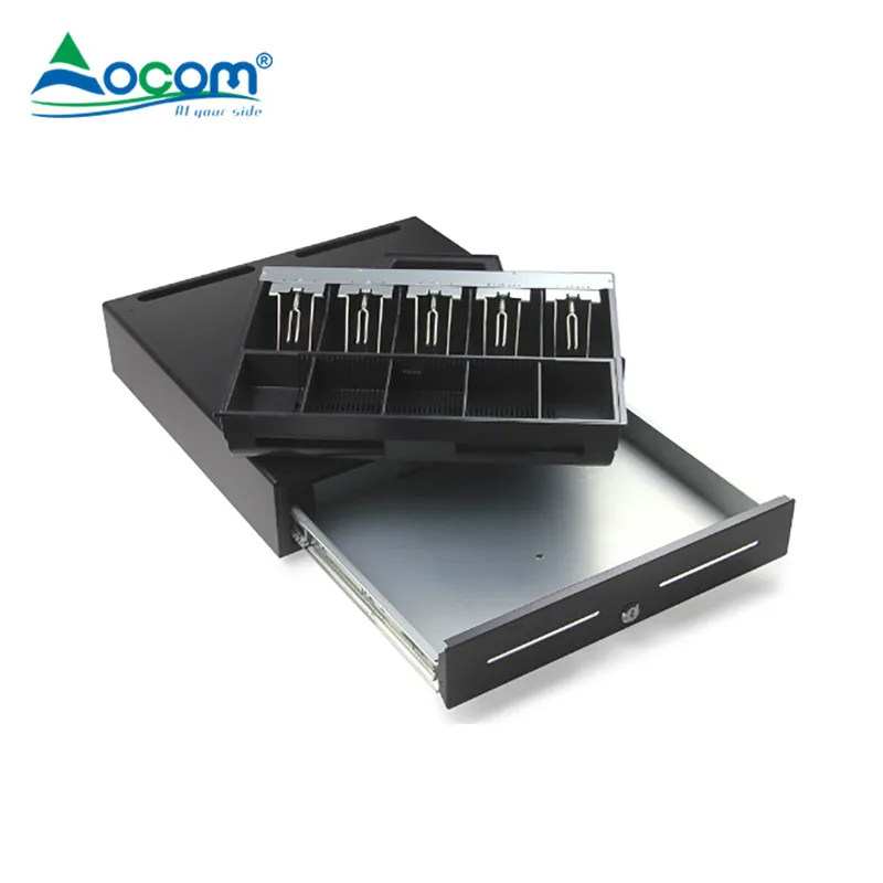ECD-460S Big Pos Cash Register Metal Removable Tray Rj11 24V Cash Drawer for Super Market Pos Machine Set