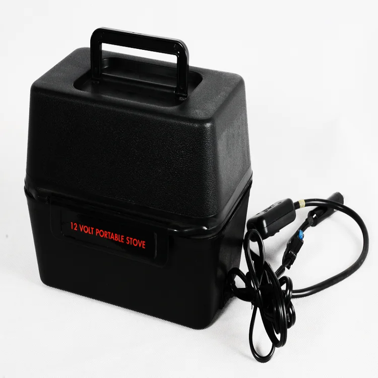 New design 12v electric cooking lunch box with 150w for outdoor camping/truck/boating/fishing/travel