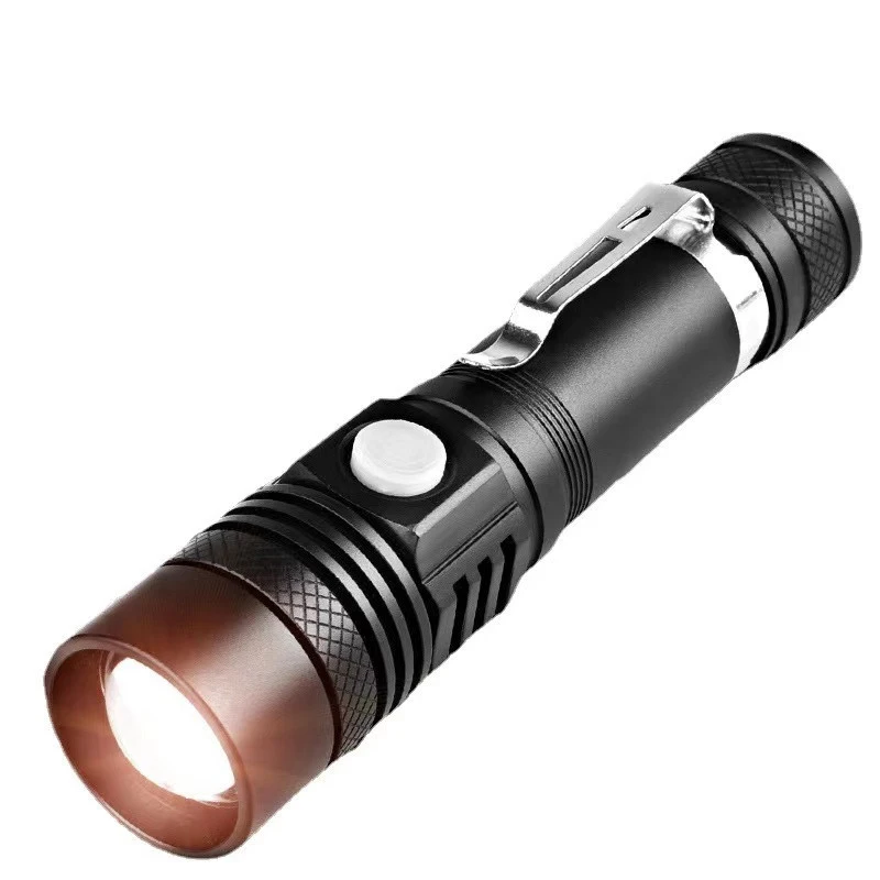 USB or battery 4000ML Long Range Flashlight High Tactical   Led Flashlights Led Super Torch Flashlight Led Light