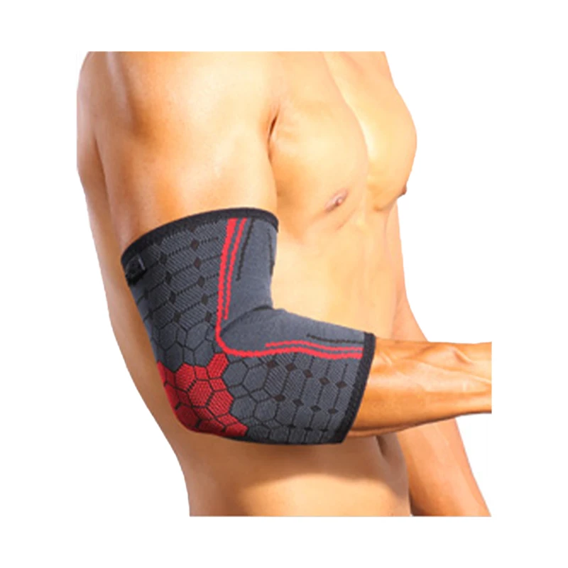 Elastic Elbow Brace Compression Sleeve Knitted Arm Brace for Tennis Basketball Sports