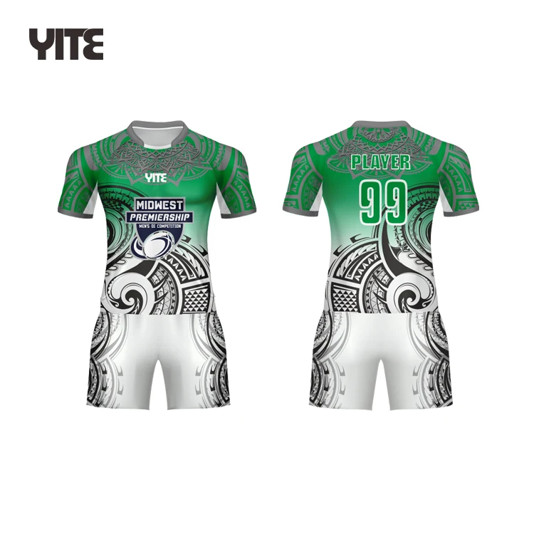 OEM top quality custom wholesale rugby jersey design team logo rugby uniform
