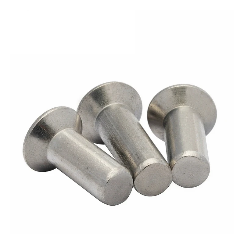 Factory Price Rivets Aluminium Stainless Steel Semi Tubular Rivets  Solid  Handle Knock Rivet