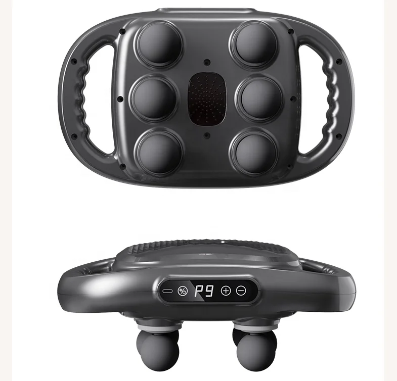 6 Heads fascial Massage Gun Deep Tissue 9 Levels 9 Modes Tool for Legs  Arms Waist Back Buttocks Full Body Muscle Pain Relief