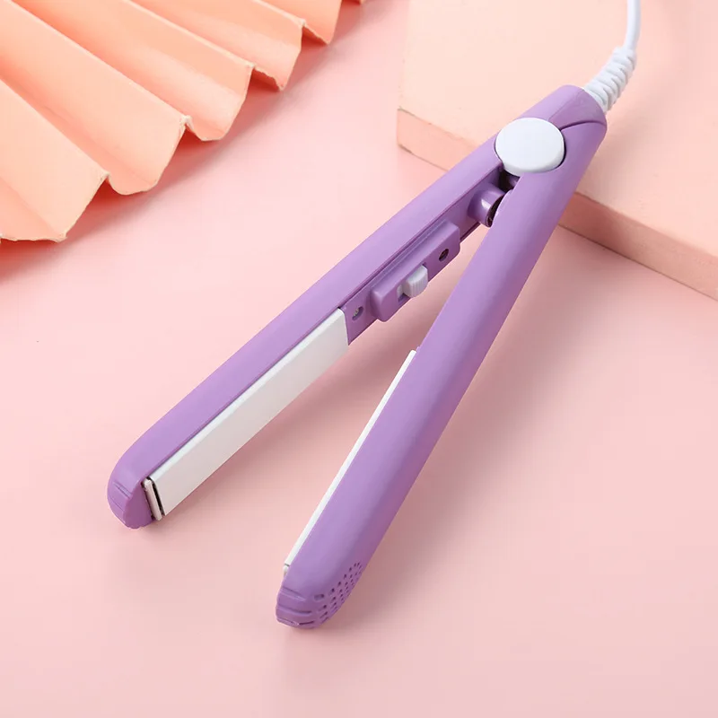 Wholesale 2 in 1 Mini Hair-Straightener Flat Iron professional hair straightener & Curling Iron Styling Tools