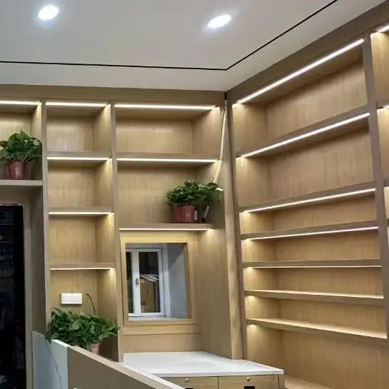 Shopping Mall Floor Stand Shelf  Store Shelving Display Stand Cosmetic Beauty Display Rack