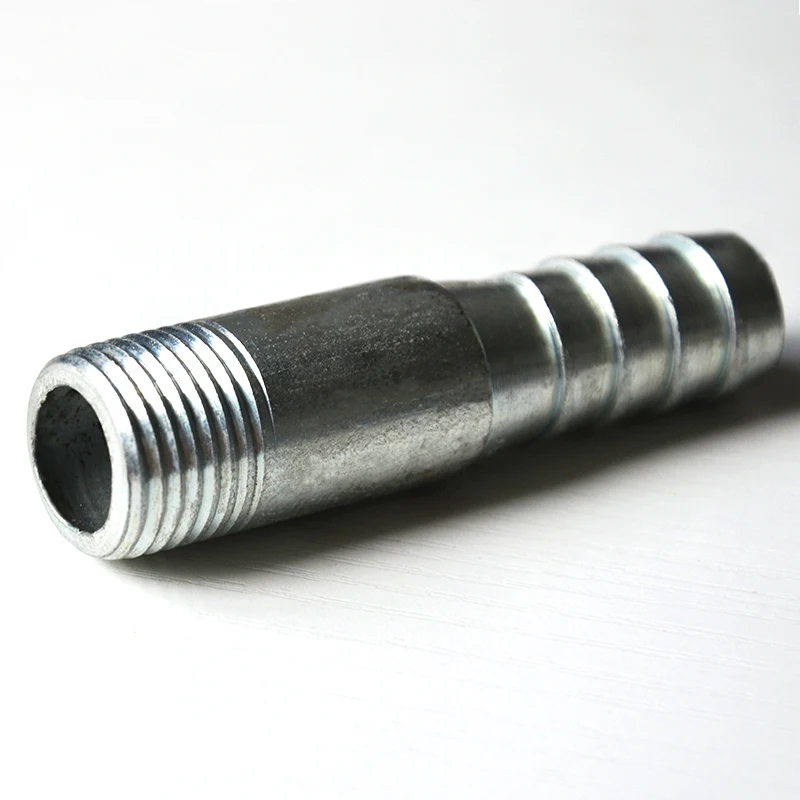 factory carbon steel reducing sockets pipe nipples barrel nipple hose nipple malleable iron pipe fittings for pipeline