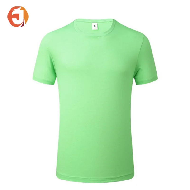 Joy-T008 Custom OEM Solid Color Oversize Cotton Summer Short Sleeve T-shirt for Men