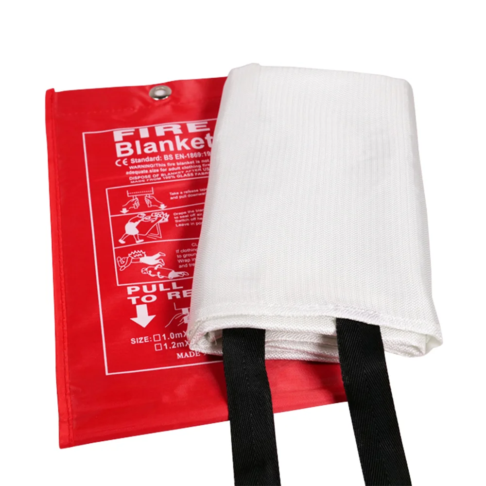 1.8 M Fiberglass Fireproof Brown Welding Fire Blanket Fire Pit Mat