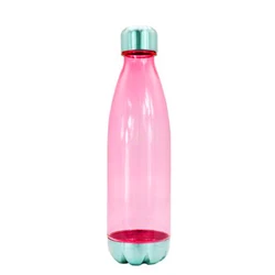 Coke bottle plastic sports plastic crystal water bottle custom logo