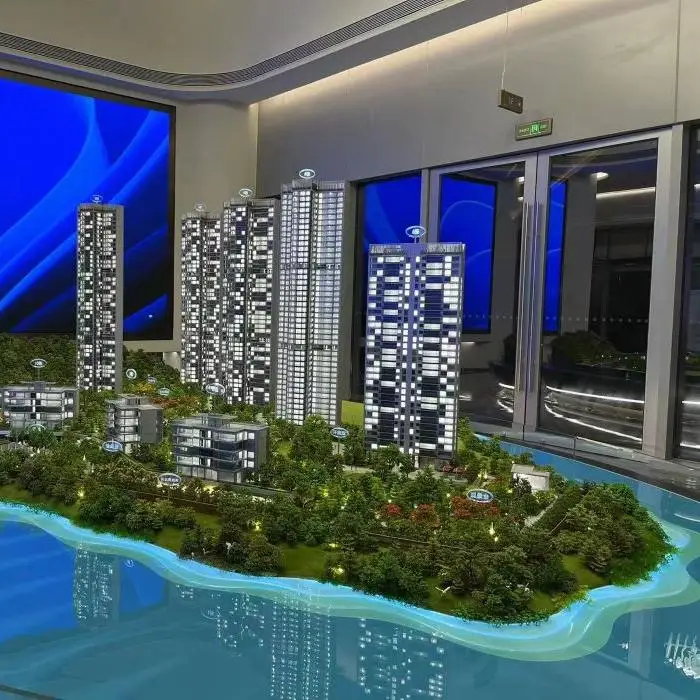 Model for Real Estate 3D City Miniature Residential Building