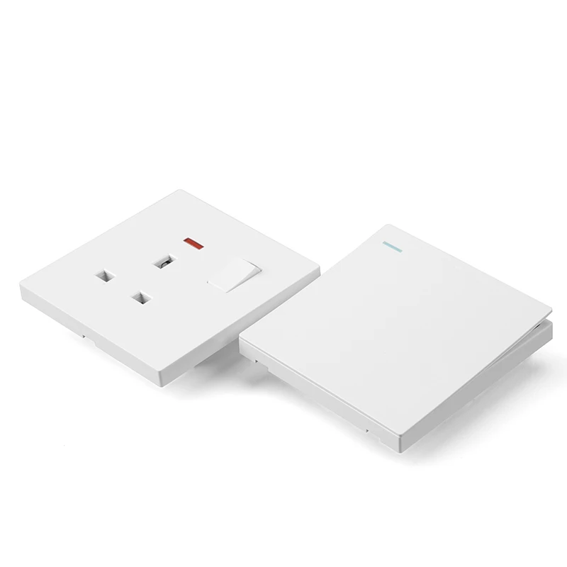 S1.2 Luxury large panel Switch socket manufacture golden 1gang 2way Switch