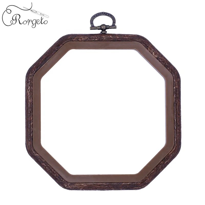 
Hot Sale Octagonal Shape Needlework Frame Cross-stitch Hoop Ring Wooden Embroidery Hoop 