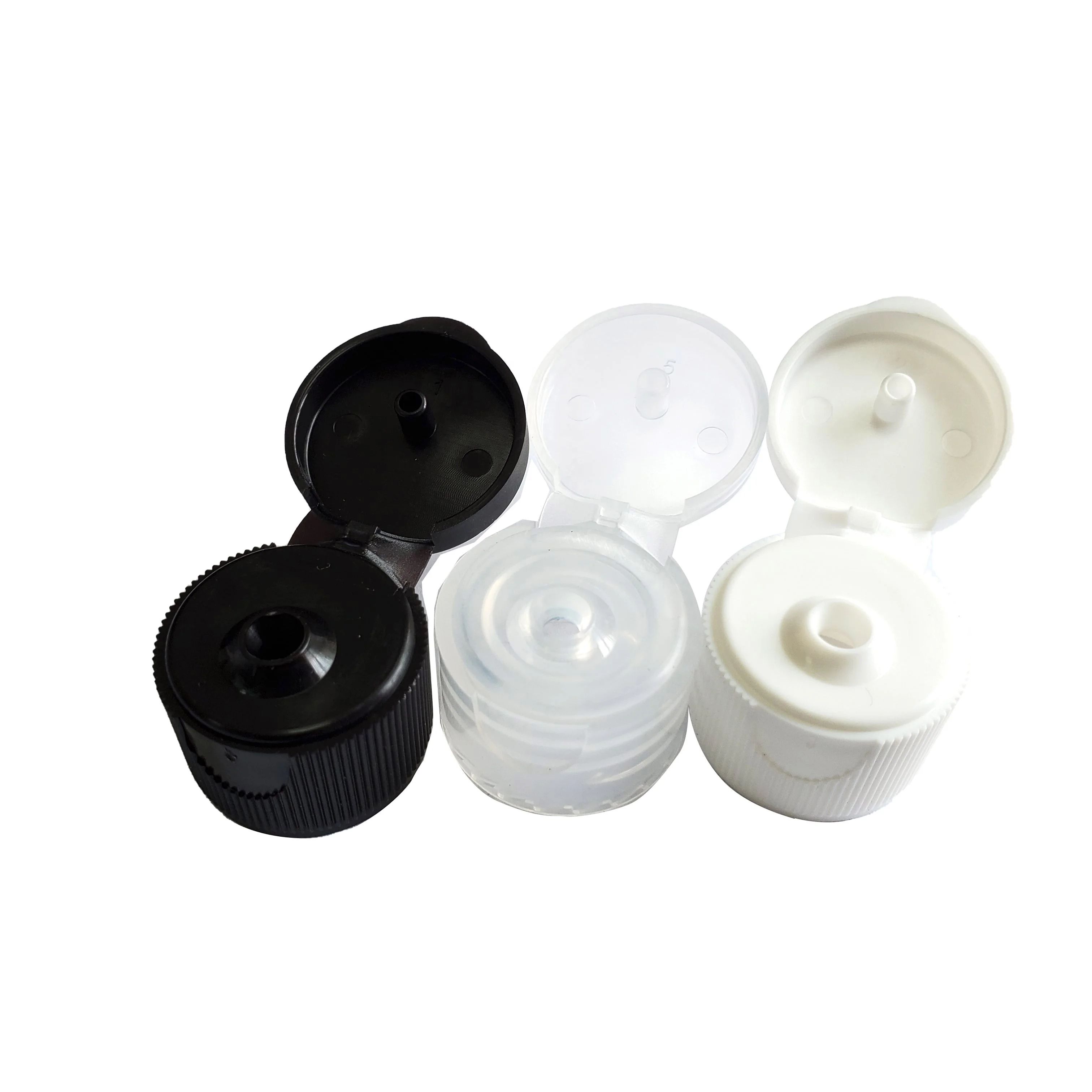 flip top cap plastic 20/410 24/410 28/410 Custom Skin Care Cosmetic Pp Plastic Bottle Flip Top Cap