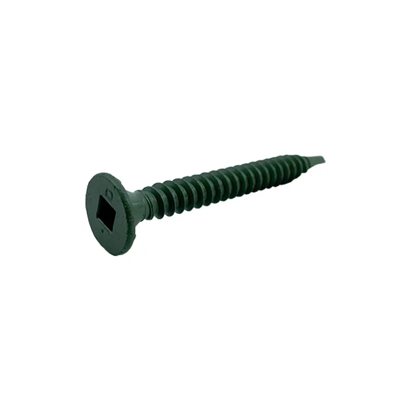 DIN7504 High Quality M2 M4 M6 Stainless Steel Zinc Plated  Square Slotted Countersunk Head Self Drilling Screw For Metal