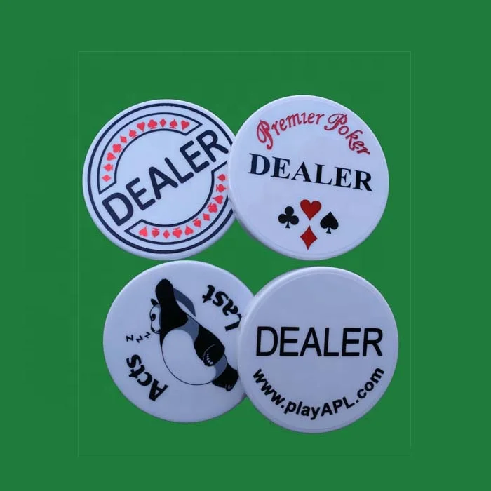 Custom 5CM poker dealer button with your logo