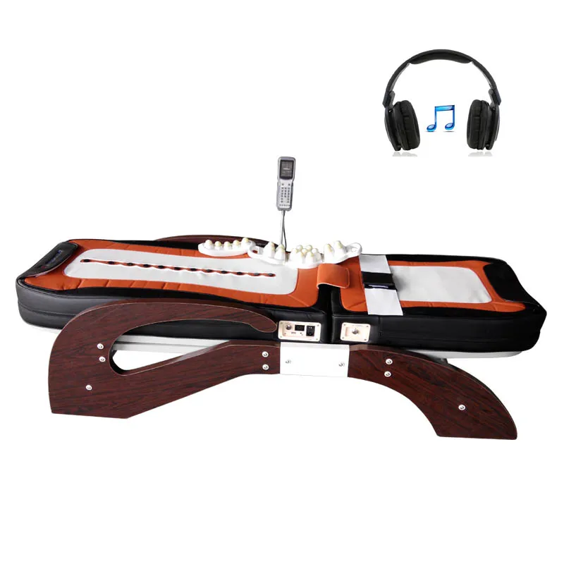 Adjustable Thai Big Chiropractic Floating Elderly Electric Metal Thermal Vibration Jade Bed With Massage And Music