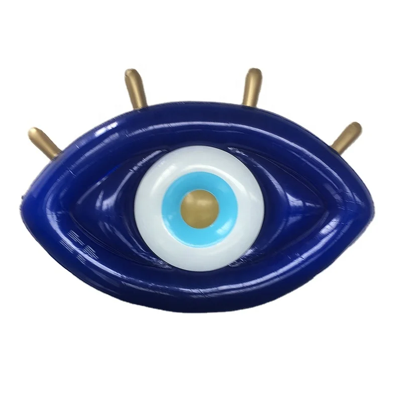 Custom swimming raft  inflatable evil eye pool float