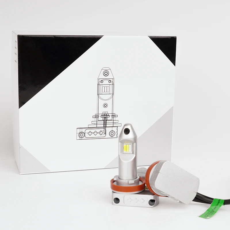 Super bright low beam 6000lm 75W 3H4 H11 880 LED bulb H4 H7 automobile H4 H7 customized LED automobile lighting large bulb