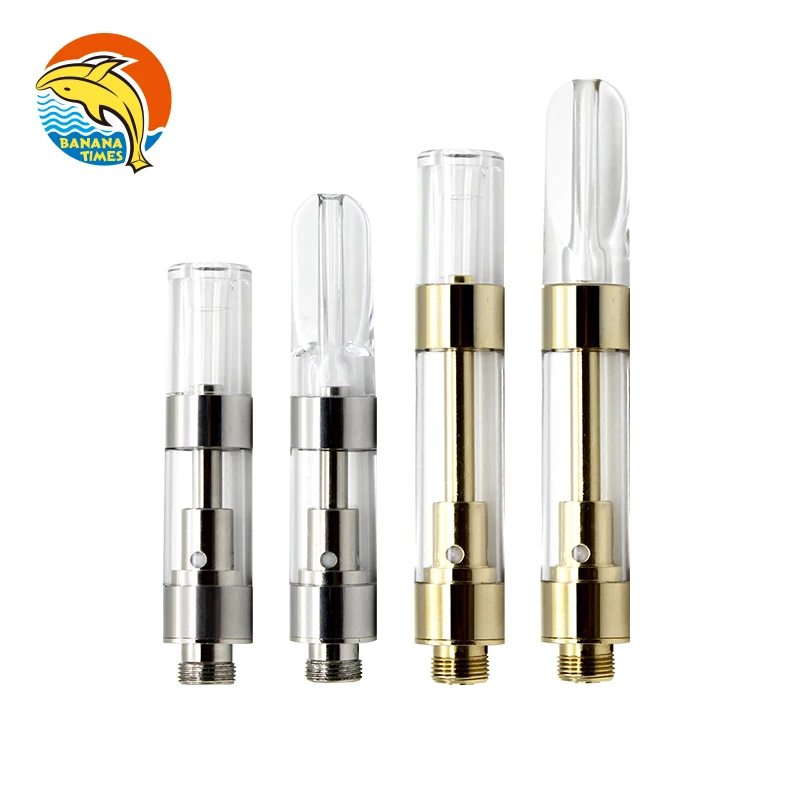 
Wholesale full glass cartridge lead free empty 1ml .5ml ceramic coil cartridge press in cbd carts 