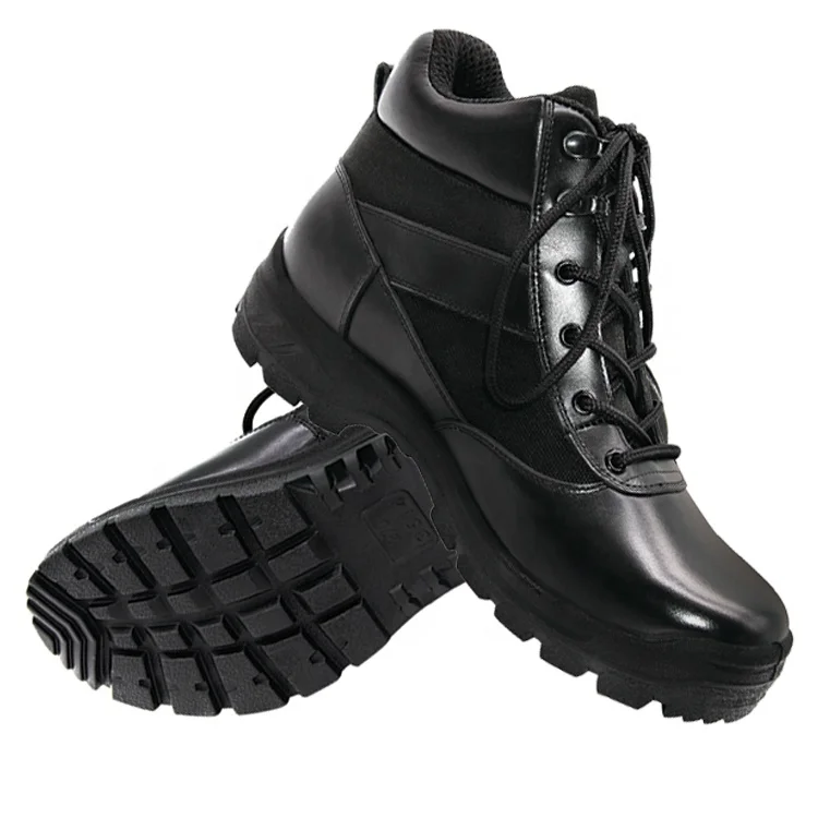High Protection Function Leather Boots Protect Ankle Leather Boots Genderless Black Sports Shoes OEM Custom Winter Shoes for Men