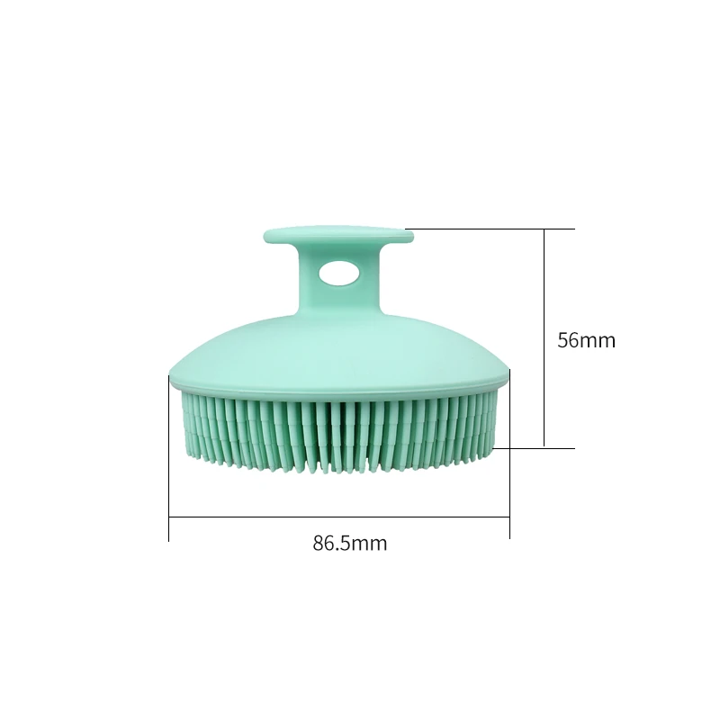 LOHAS Multiple Colors Home Massage 100% Food Grade Full Silicone Bath Brush Totally Soft For Skin Cleaning