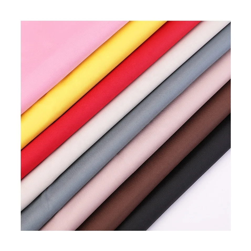 100% polyester 150D hight pongee plain 3 layer waterproof and breathable stretch  jacket lining fabric