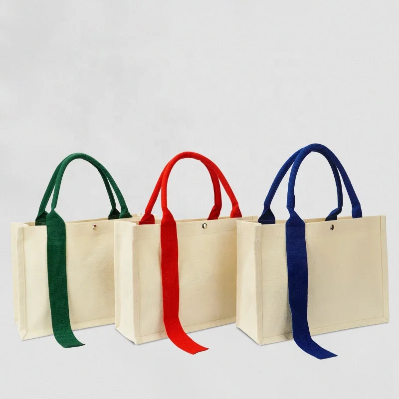 Custom Print Personalized Reusable Shopping Printing Cotton Bag With Logo Canvas Packing Tote Bag Hand Shoulder Cotton Bag
