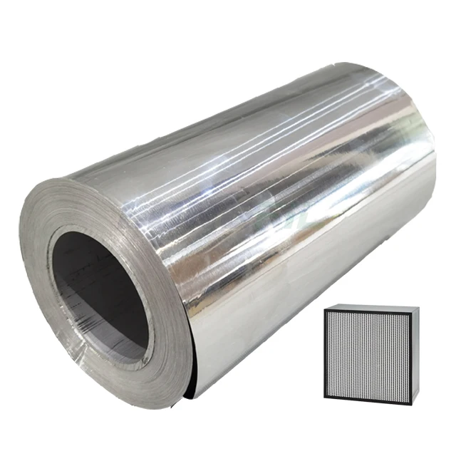Air Filters Support Media Deep Pleat HEPA Separator Corrugated Aluminum Foil for Air Filter Pleating