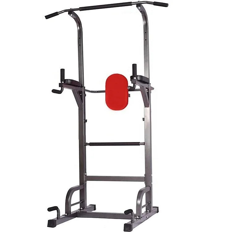 Wellshow Sport Adjustable Pull Up Bar Dip Station Power Tower Home Gym Equipment