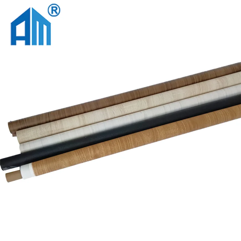 Color Pvc Film High Glossy Solid  PVC Decorating Design Furniture Decor PVC Wrapping Film
