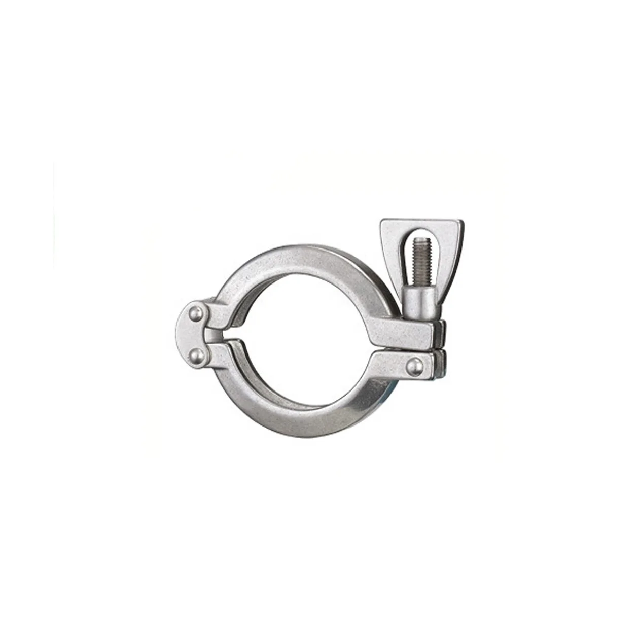 Factory Sale Stainless Steel Quick Tri Clamp Pipe Fitting Welded Sanitary Tri Clamp for Tube