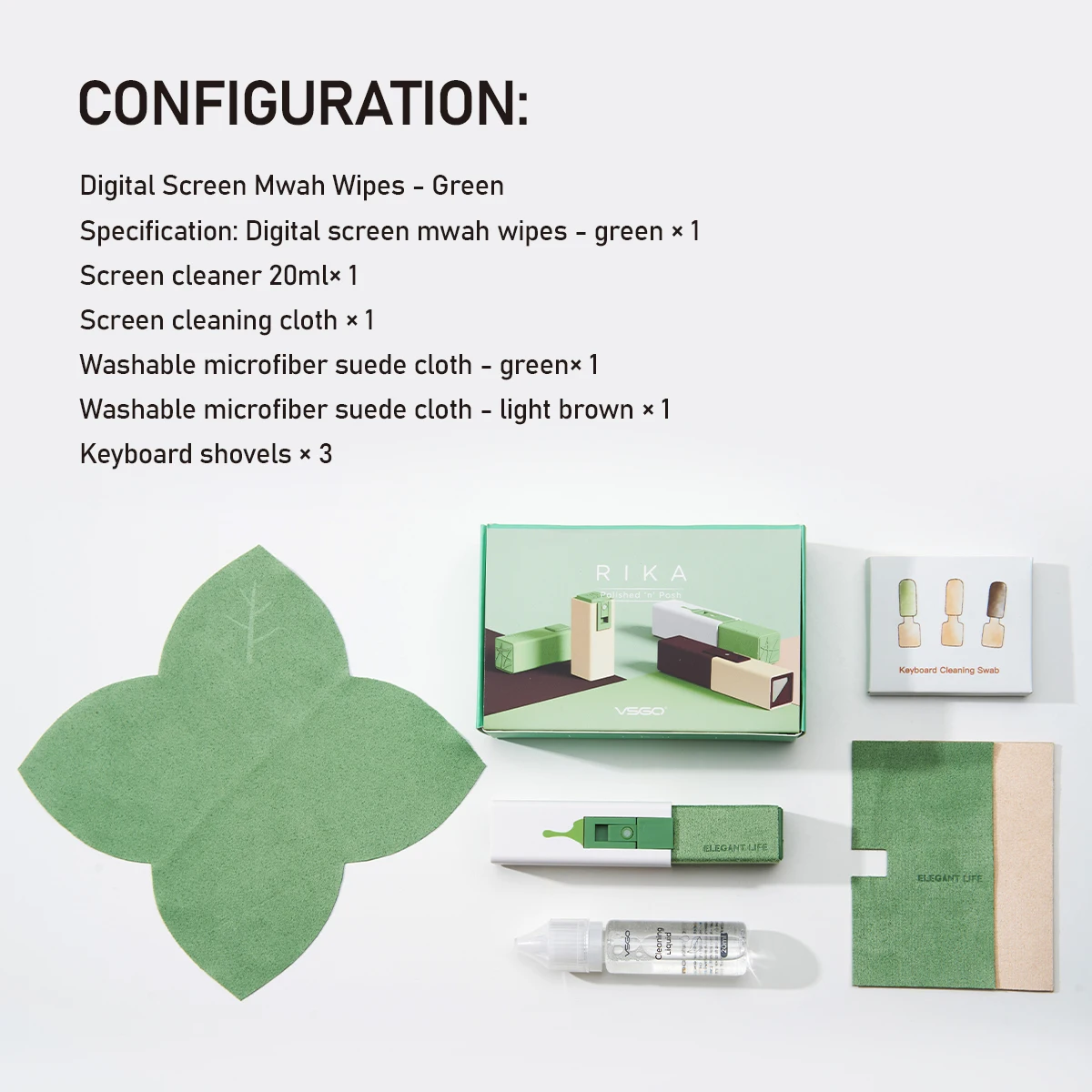 Набор для чистки экрана VSGO для светодиодных и ЖК-телевизоров, мониторов ноутбуков и очистителей экранов планшетов