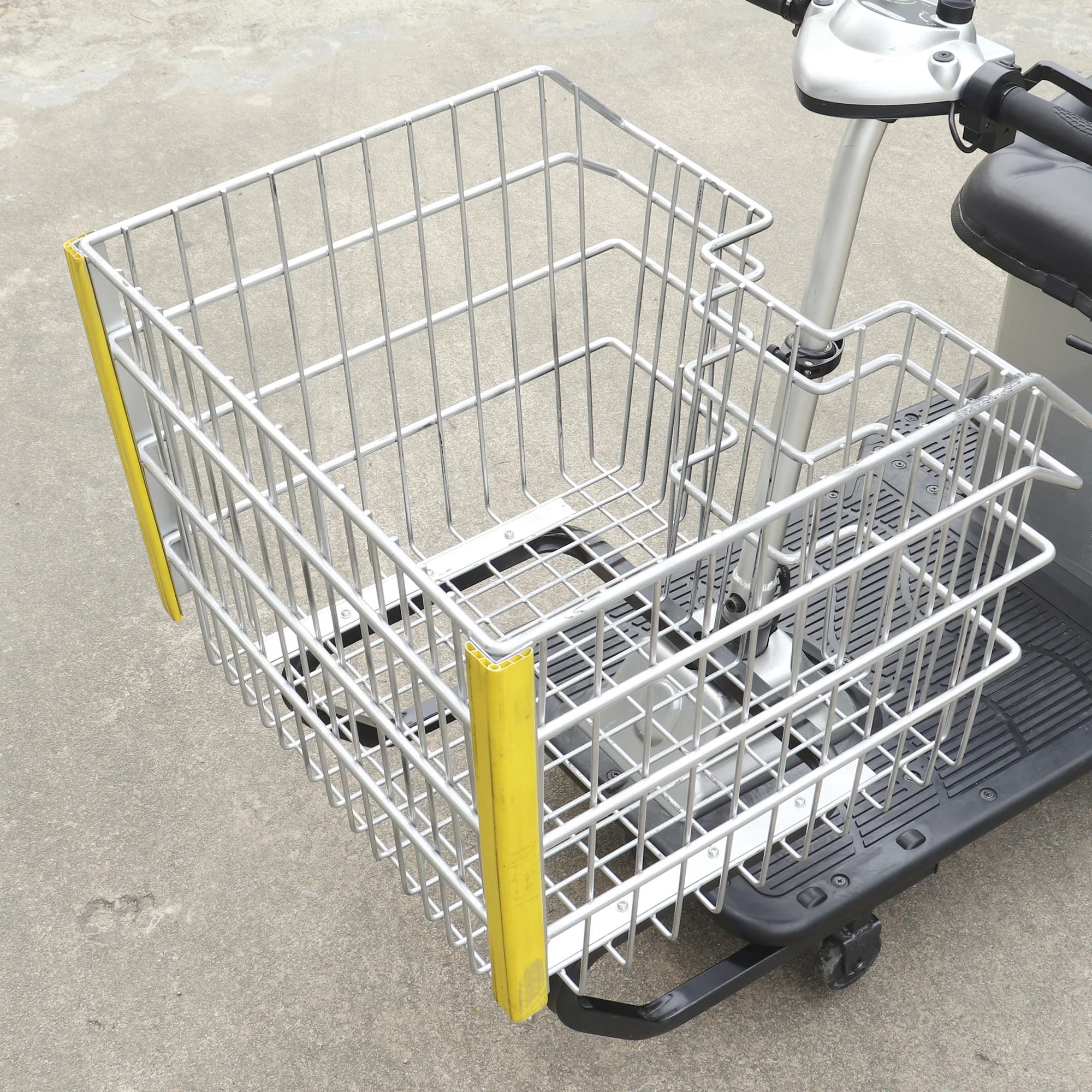 Supermarket Cosco wholesale shopping  high capacity cargo stable electric vehicle shopping cart with adjustable seat & speed