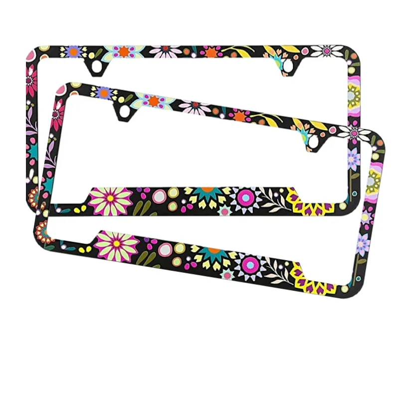 High Quality Plastic License Plate Frame Wholesale Car License Plate Frame Custom License Frames For Car Decorative