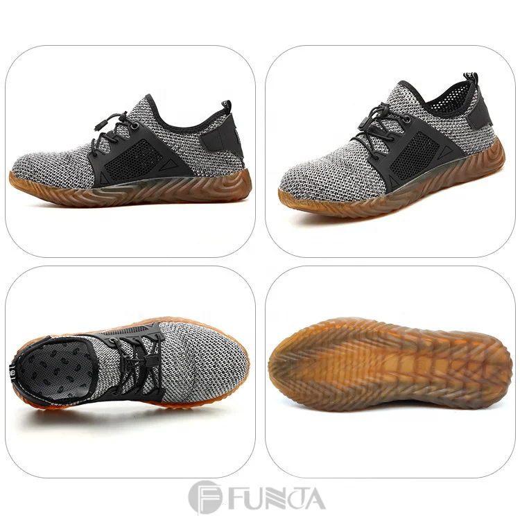 FUNTA Good quality steel toe safety shoes working shoes steel plate anti-slip