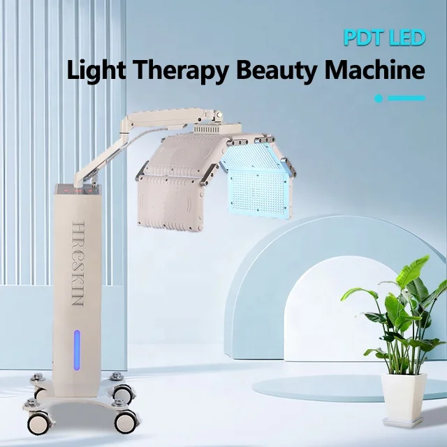 Top rank PDT facial led light therapy machine red/blue/green/hybrid light led face massager device for beauty salon