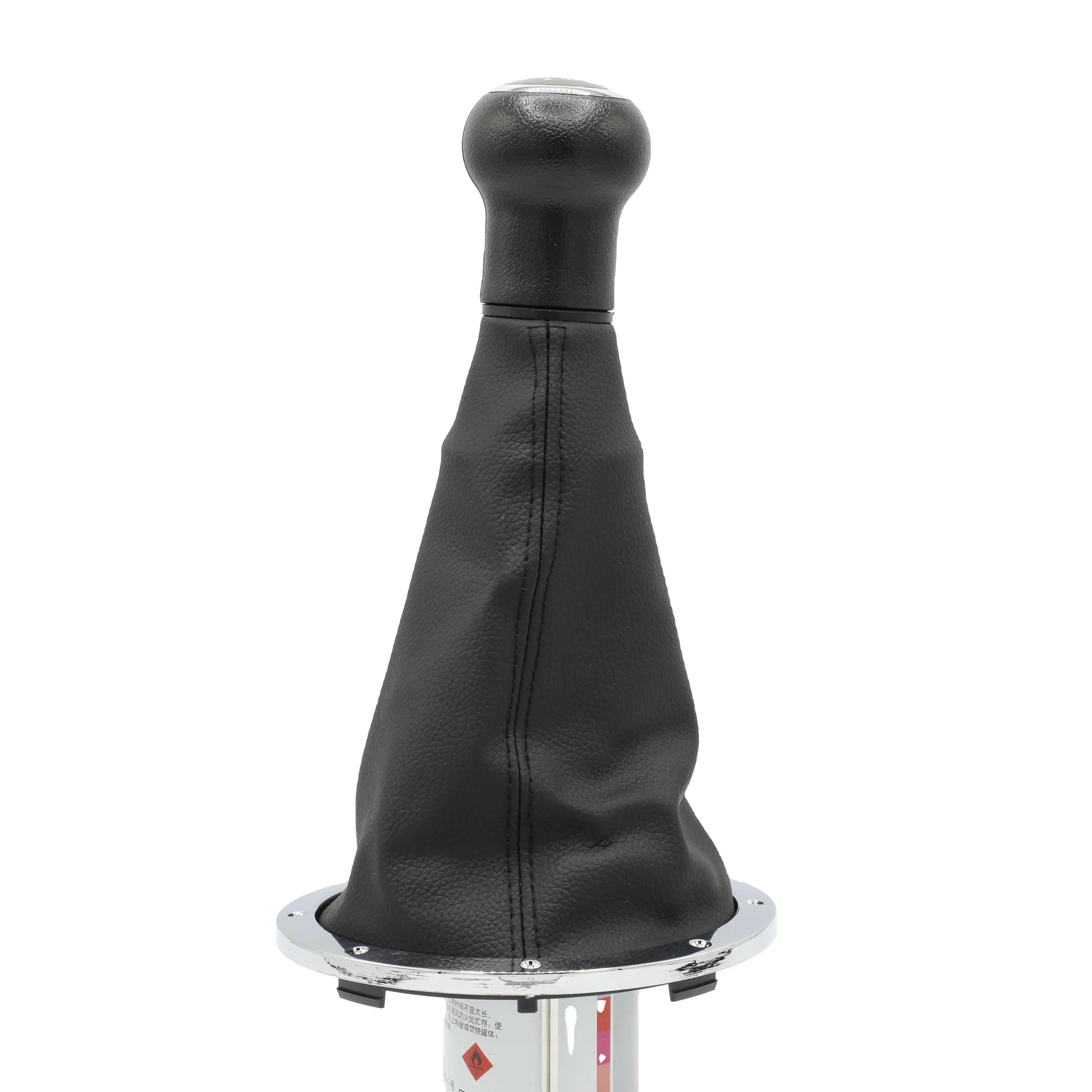 Manufacturers high quality car gear handle 5 speed blacek/wooden acrylic knob with cover for VW Golf