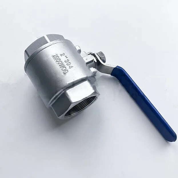 2-pc female thread ball valve full bore 2000 PSI