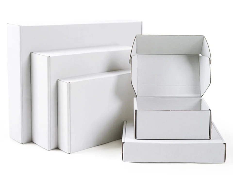 Wholesale corrugated board mailer box ready to ship cheap  skin care clothing shoes paper packaging box shipping box