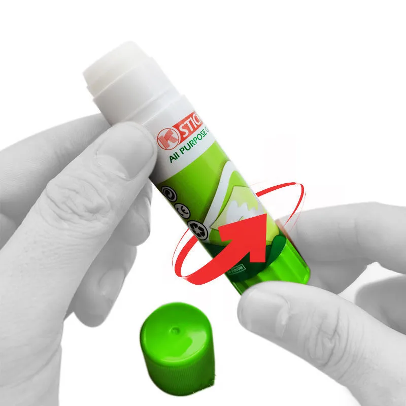 Non-toxic Fast Dry High Quality White Color Customize Glue Stick for Papers Glue Stick