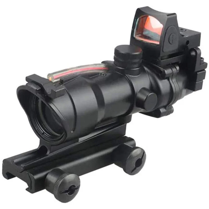 4x32 Rifle Scope Fiber Optic and 1077 Red Dot Sight Glock Carabina M4 Ffp 3 Airsoft Air Guns Hunting Chasse  Accessories